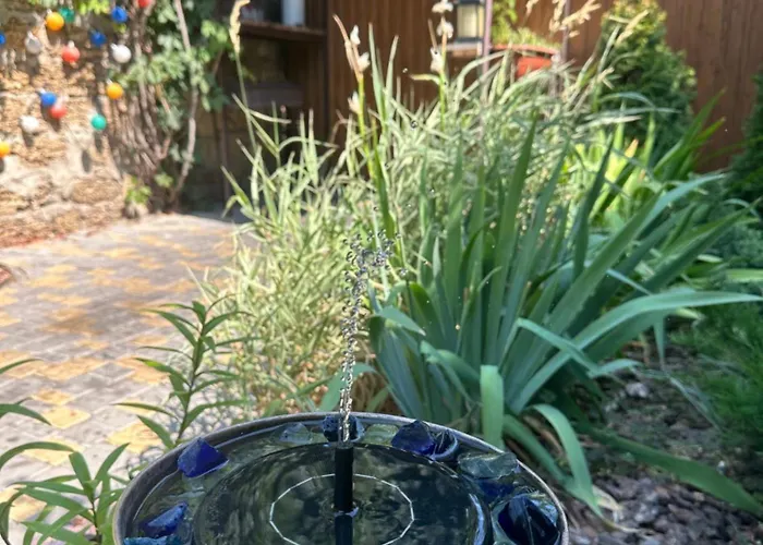 на фонтане Holiday home